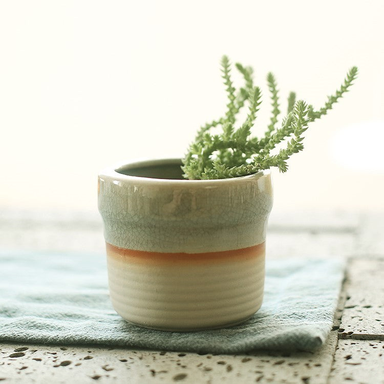 Succulent Planter Ceramic Pot - Indoor Decor | Tillmart