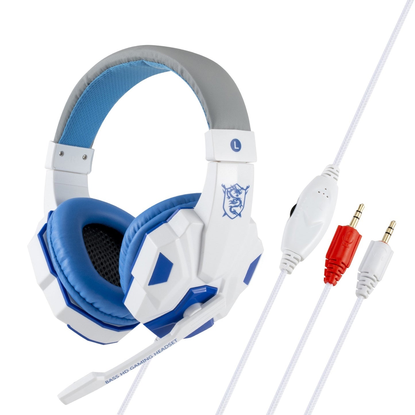 Wired Gaming Headphones Mic - LED Light Headset | Tillmart
