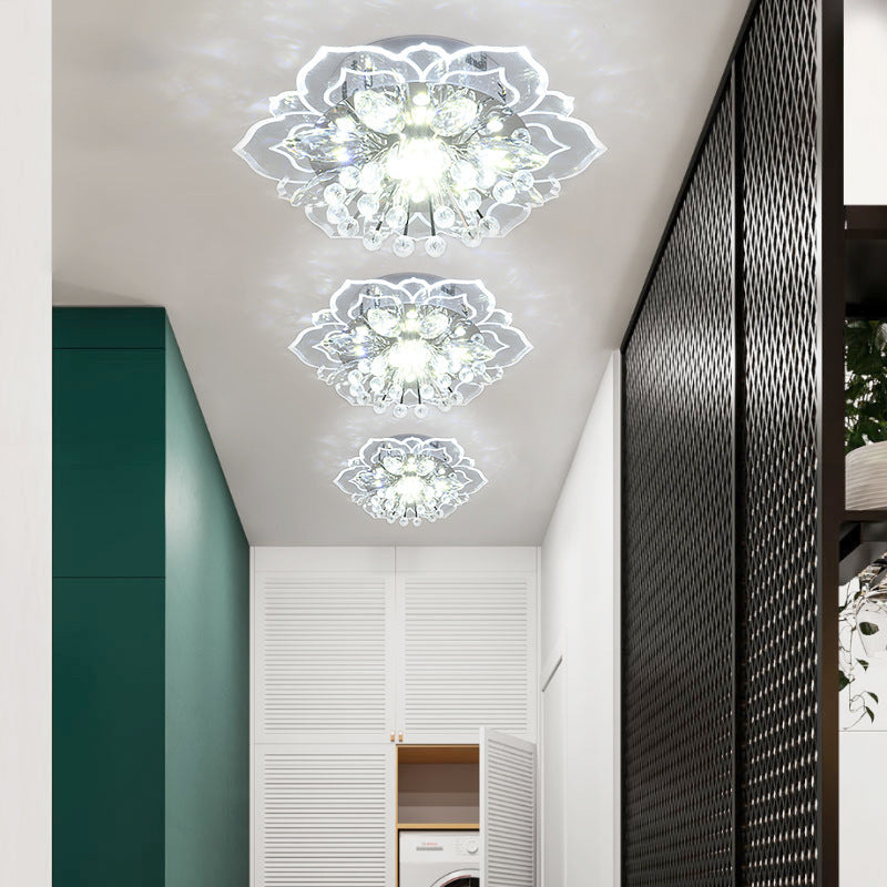 Modern Minimalist Crystal Corridor Lamp