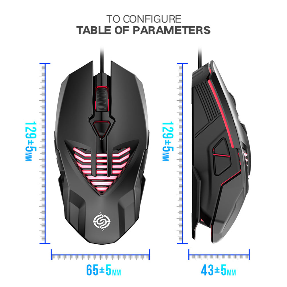 High Precision USB Mouse - Office Gaming Mouse | Tillmart
