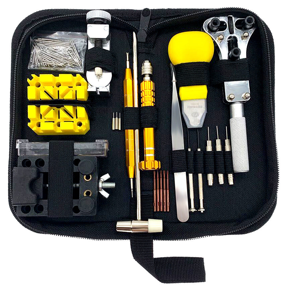 148-Piece Watch Repair Tool Kit Battery & Strap Fix | Tillmart