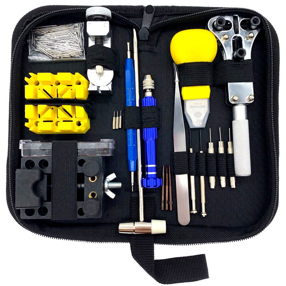 148-Piece Watch Repair Tool Kit Battery & Strap Fix | Tillmart