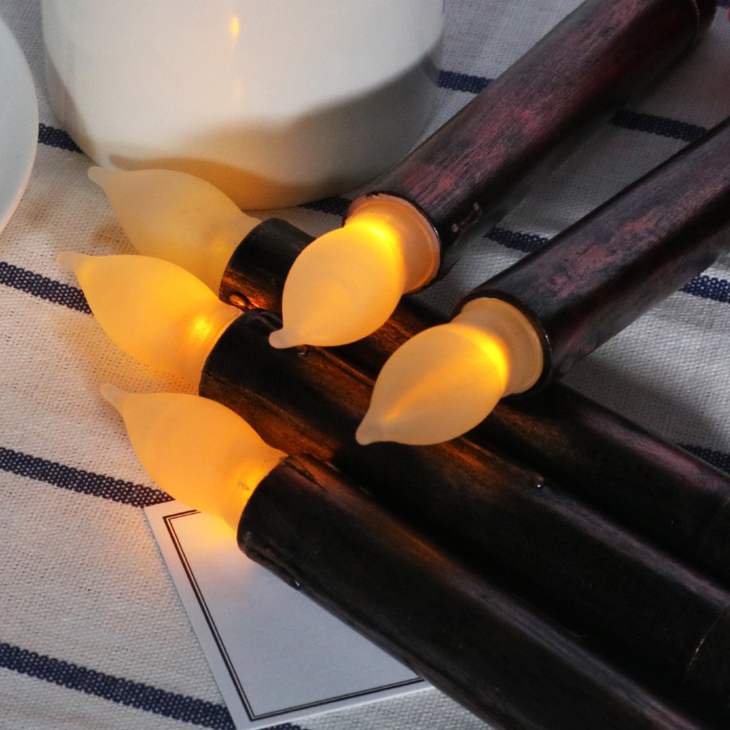 Halloween LED Candles Set – Flickering Decor | Tillmart