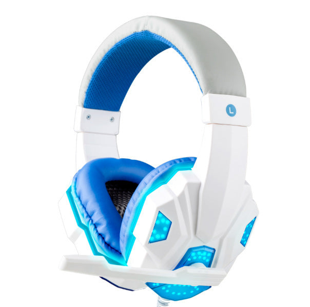 Wired Gaming Headphones Mic - LED Light Headset | Tillmart