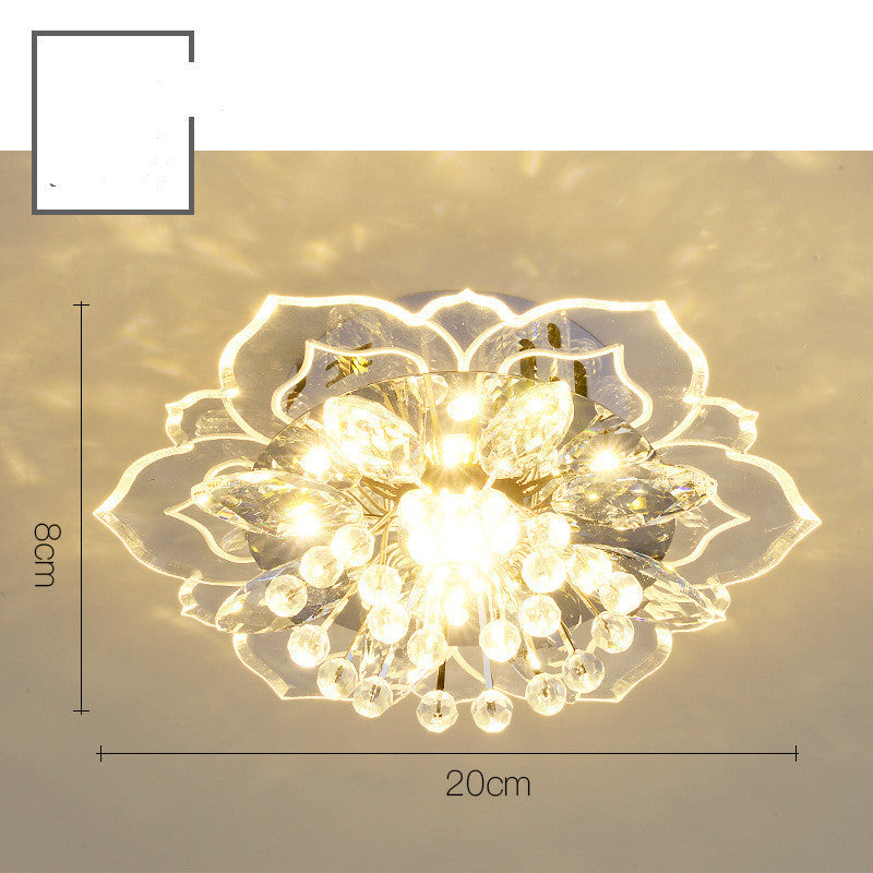 Modern Minimalist Crystal Corridor Lamp