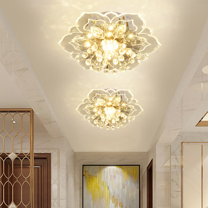 Modern Minimalist Crystal Corridor Lamp