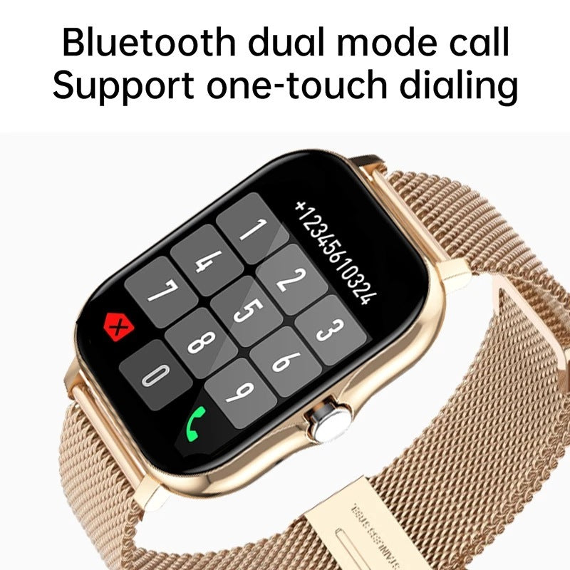 Y13 Bluetooth Smart Watch with Heart Rate Monitor, Sleep Tracking & Call Function