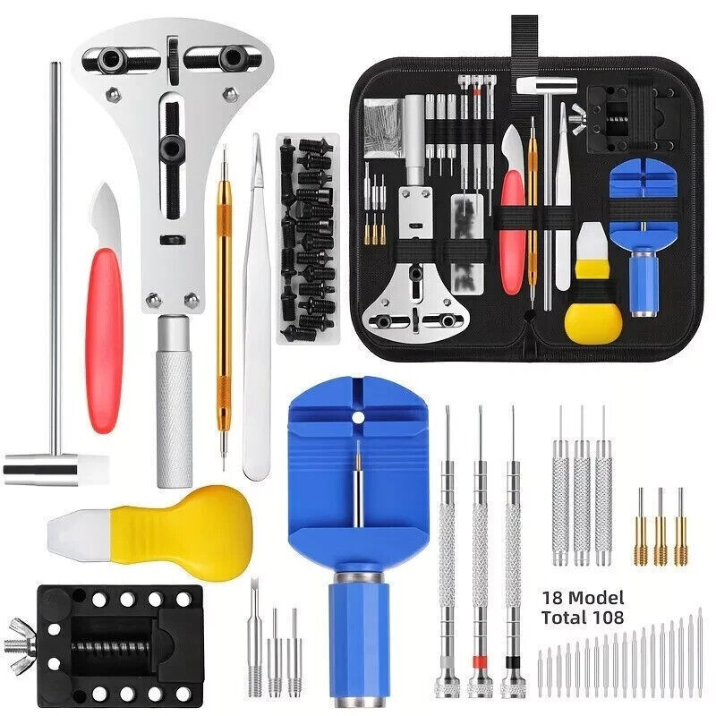 147-Piece Watch Repair Tool Kit & Case Opener | Tillmart
