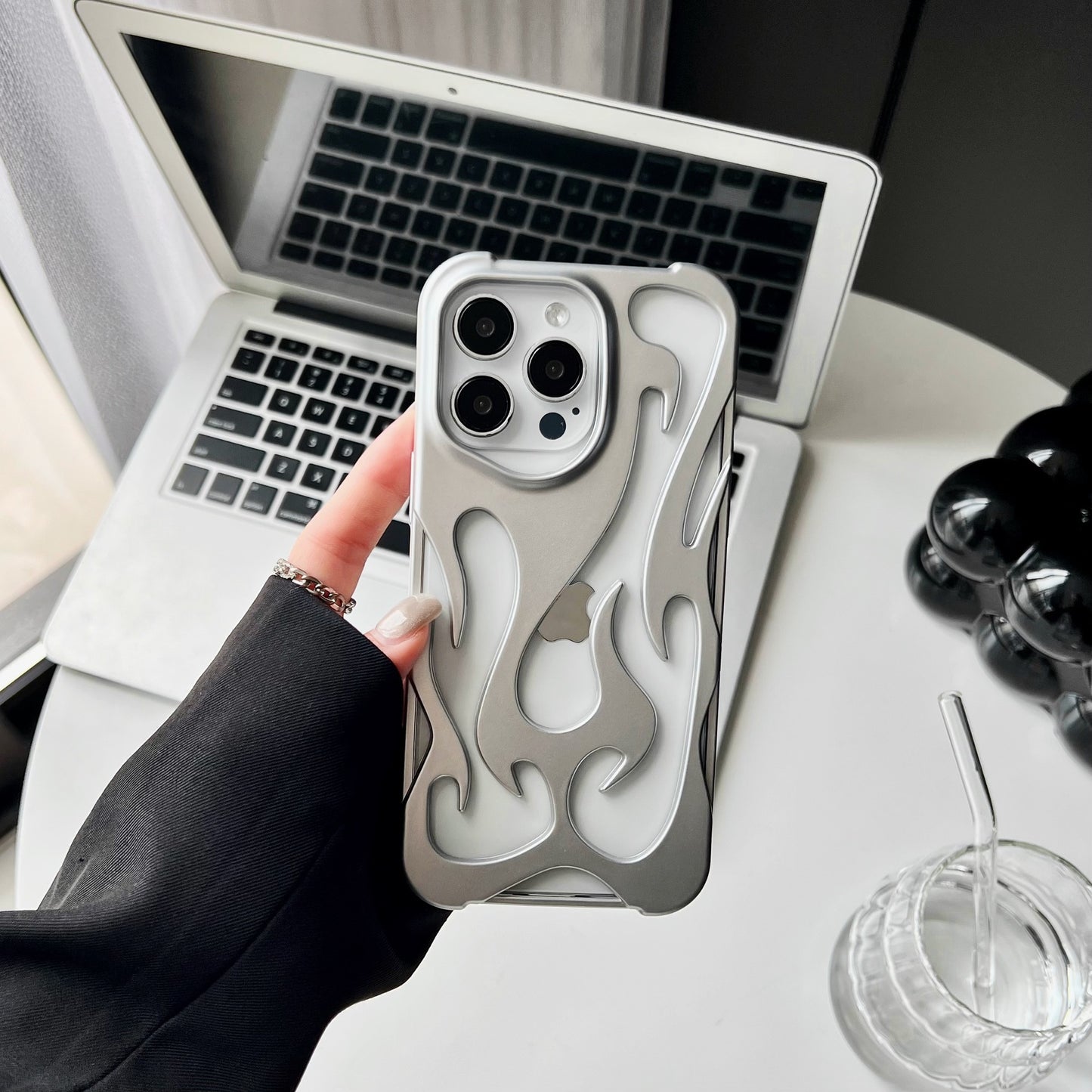 TPU Phone Case Apple - Flame Pattern Cover | Tillmart