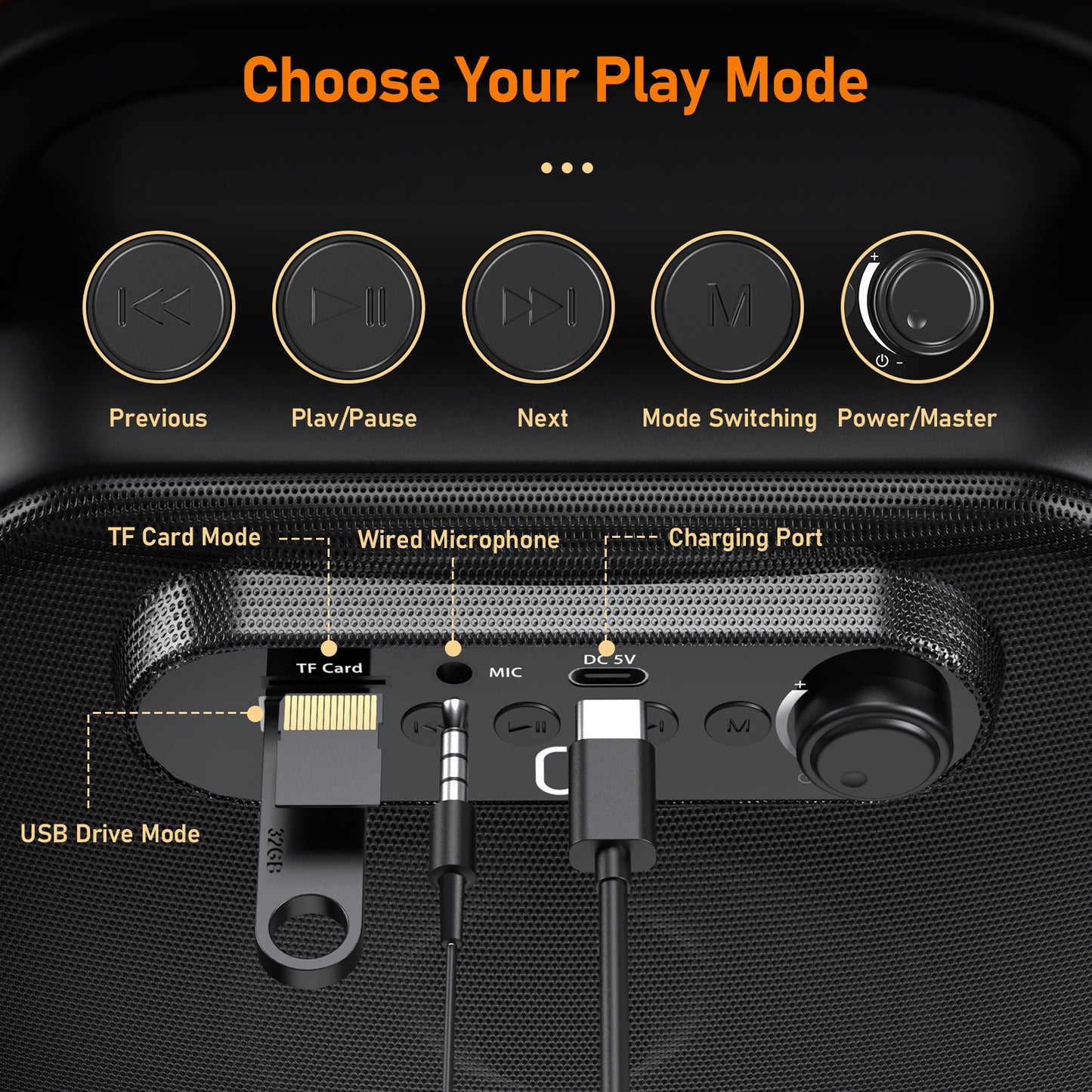 Bluetooth Karaoke Speaker with Wireless Mics | Tillmart