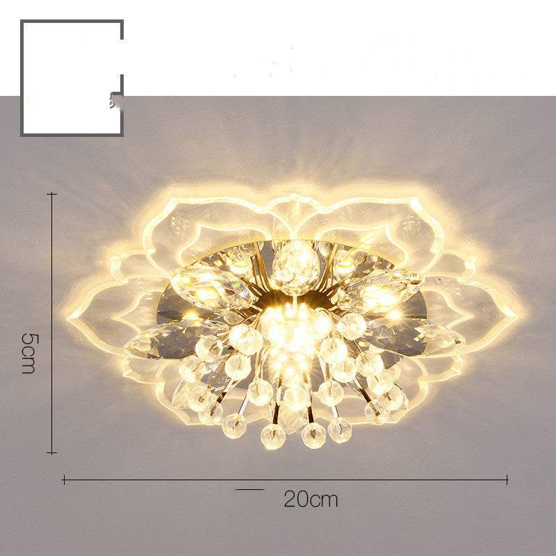 Modern Minimalist Crystal Corridor Lamp