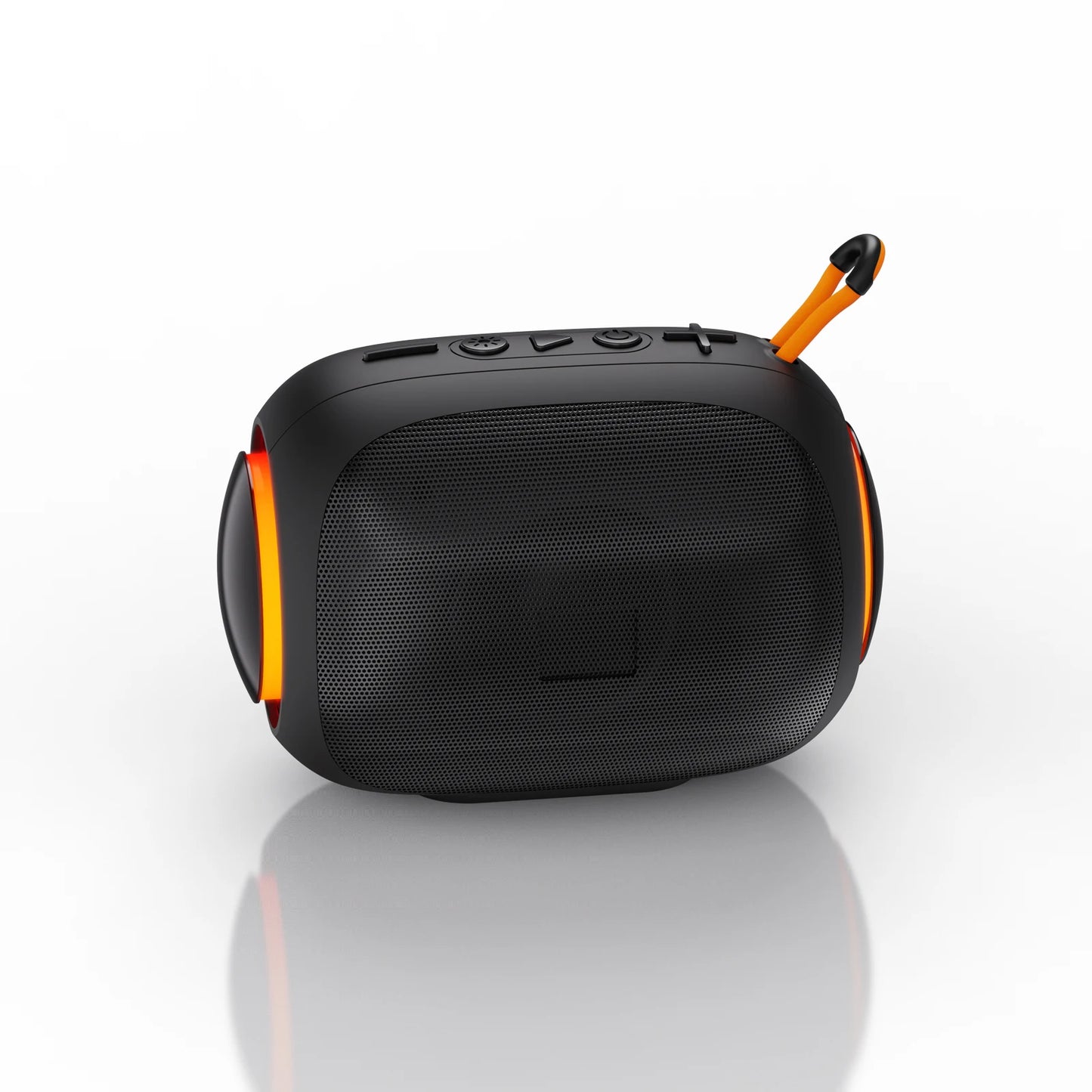 Bluetooth Speaker, IPX7 Waterproof Shower Speakers, 10W Stereo LED Lights, 8H Playtime for Home Outdoor Party Beach