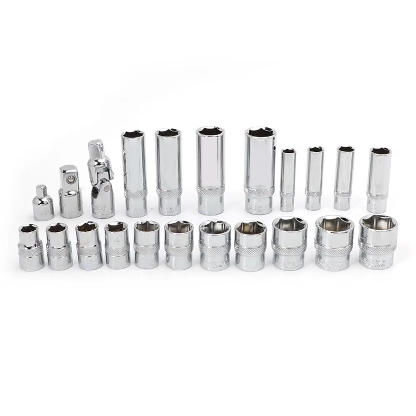 WORKPRO WP209084 121PC Socket Tools Set Universal Joint Ratchet Spanner Socket Hand Tool Set