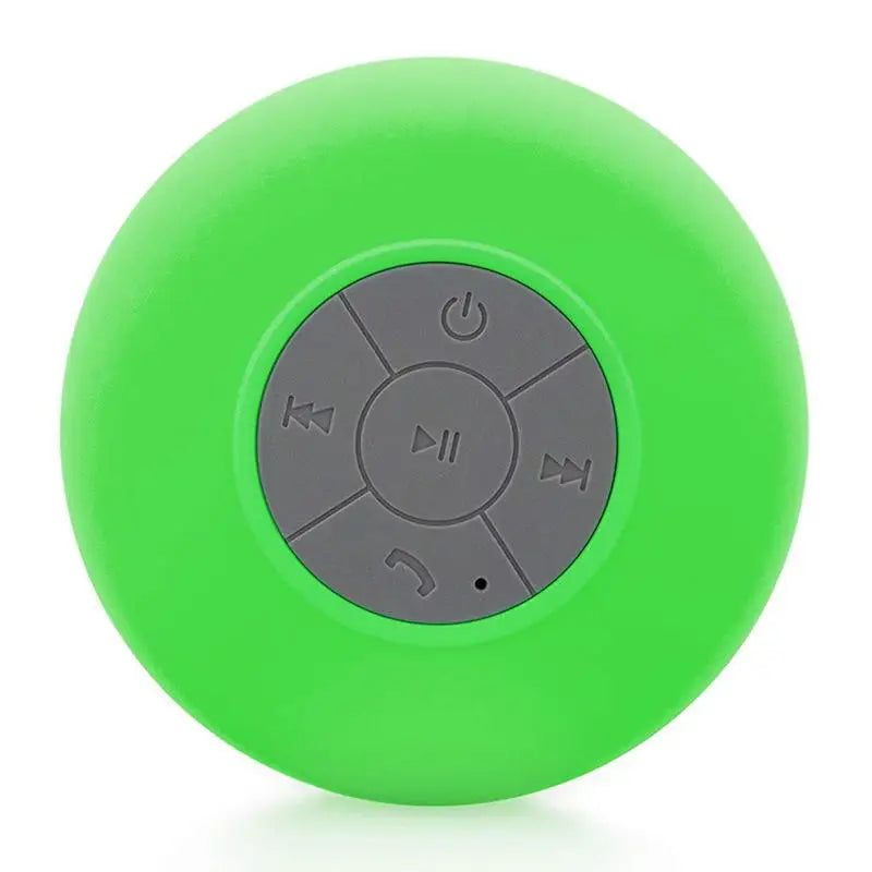 Loudspeaker Bluetooth Speaker Mini Shower Subwoofer Waterproof Handsfree With Suction Cup Mic For Bathroom Pool Beach Car Phone