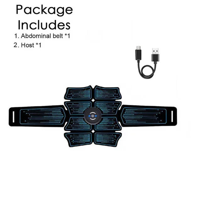 EMS Abdominal Muscle Stimulator Electric Massager for Home Gym Fitness Core Strength Trainer Hip Electroestimulador