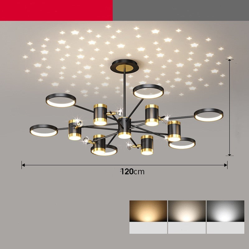 Nordic Star Light Luxury Chandelier Set