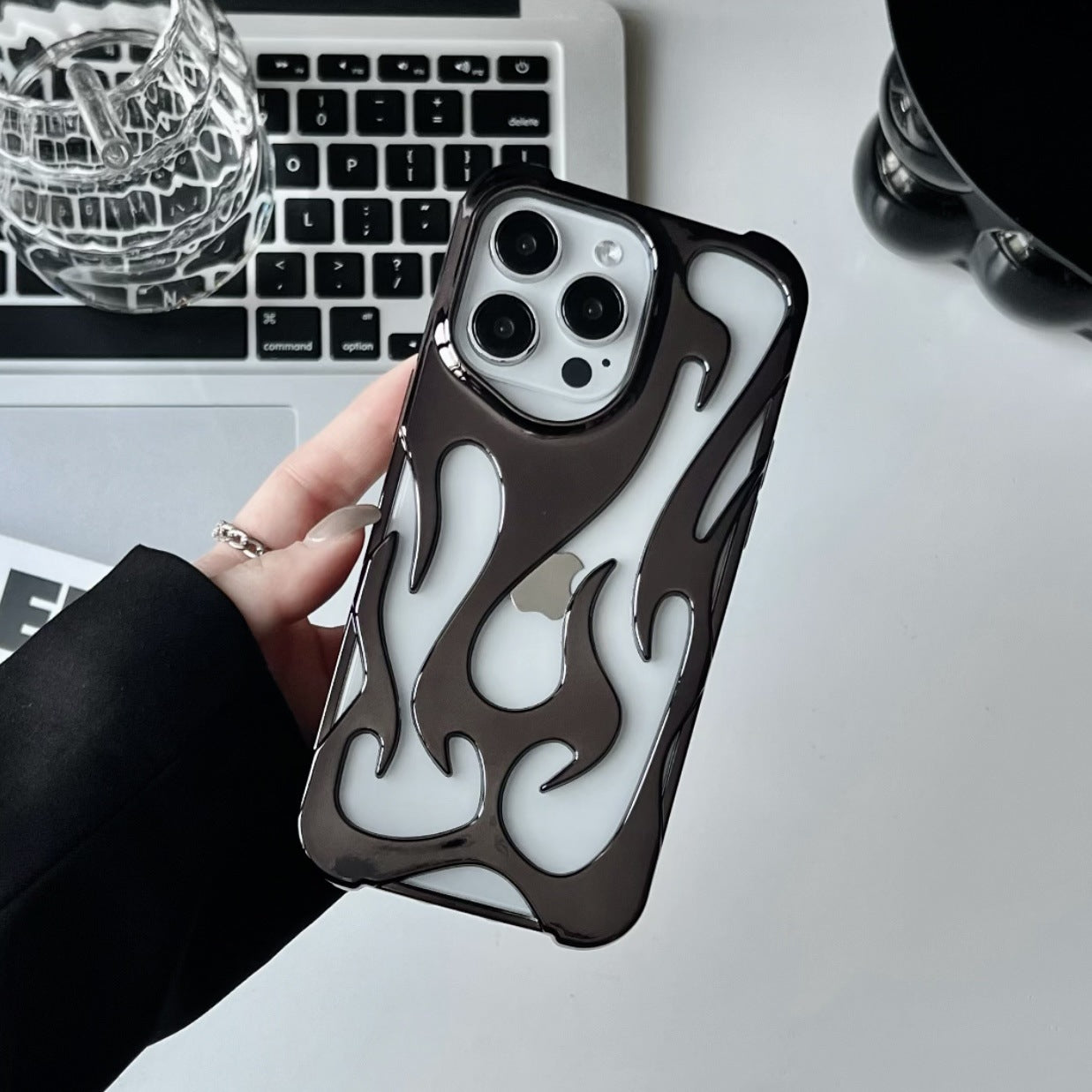 TPU Phone Case Apple - Flame Pattern Cover | Tillmart