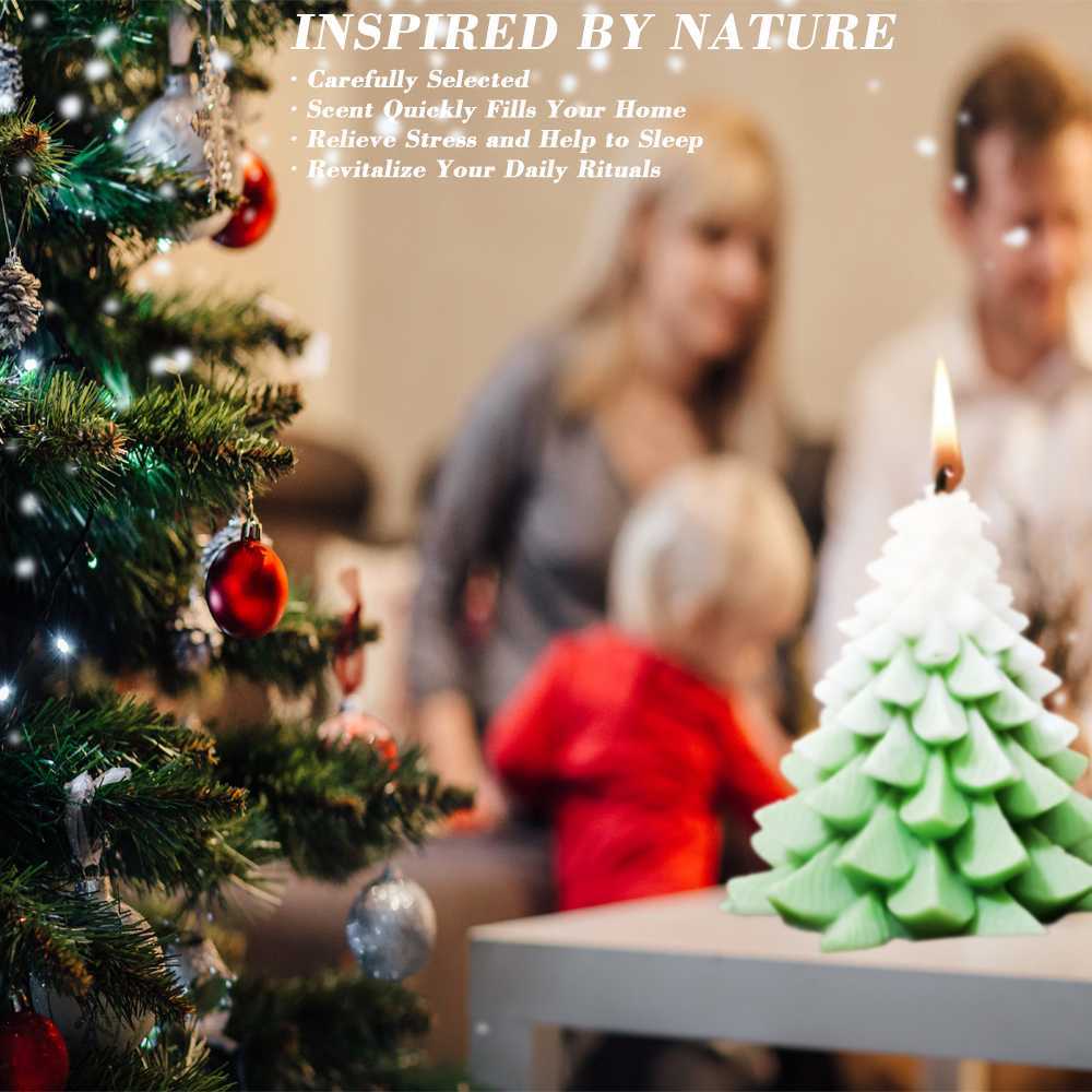 Christmas Candle Soy Wax Scented Ornament | Tillmart