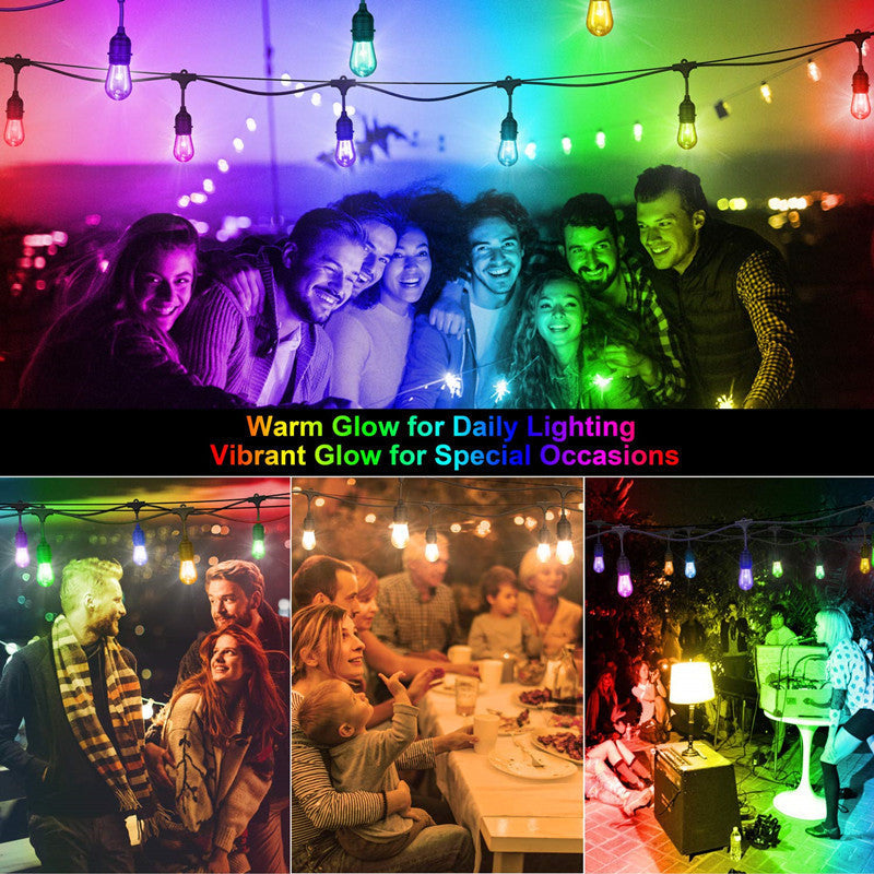 Outdoor LED String Lights Waterproof | Tillmart