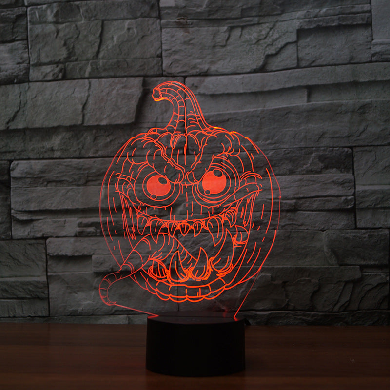 3D Pumpkin Lamp LED Light - Decorative Lamp | Tillmart