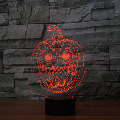 3D Pumpkin Lamp LED Light - Decorative Lamp | Tillmart