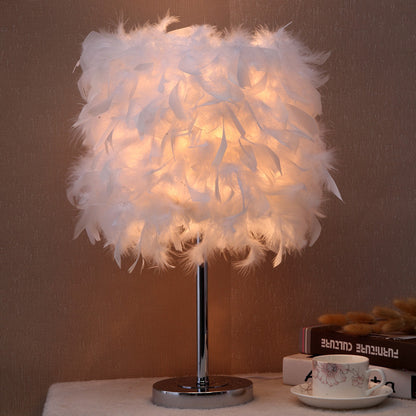 Feather Night Light for Girls’ Bedroom