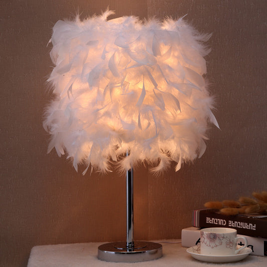 Feather Night Light for Girls’ Bedroom