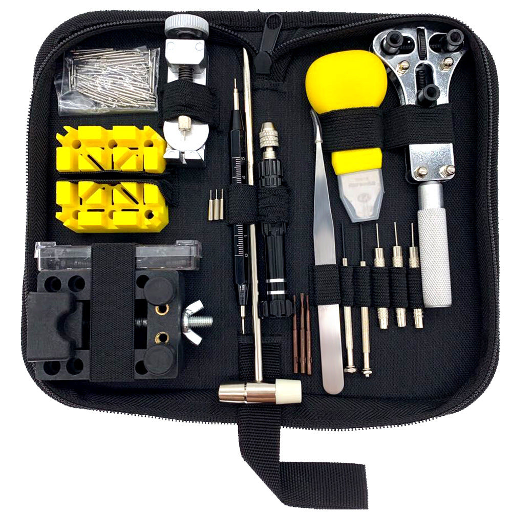 148-Piece Watch Repair Tool Kit Battery & Strap Fix | Tillmart