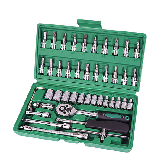 Buy 46-Piece Car Repair Tool Set Socket & Wrench Kit | Tillmart