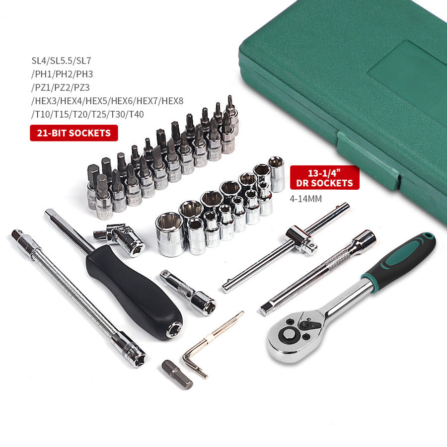 Buy 46-Piece Car Repair Tool Set Socket & Wrench Kit | Tillmart