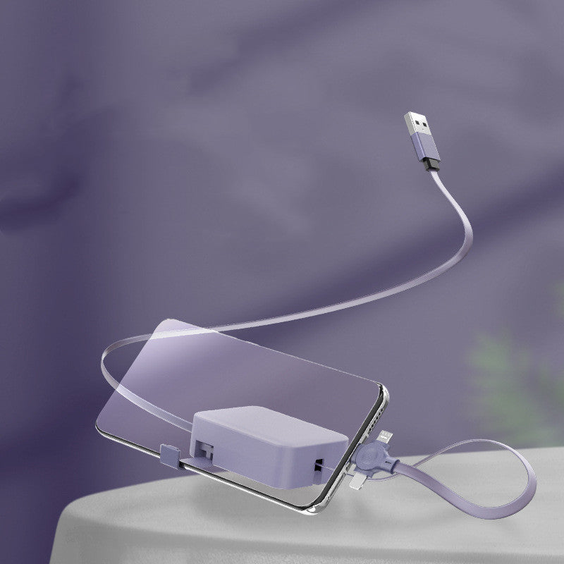 4-in-1 Charging Cable Macaron - Phone Stand | Tillmart
