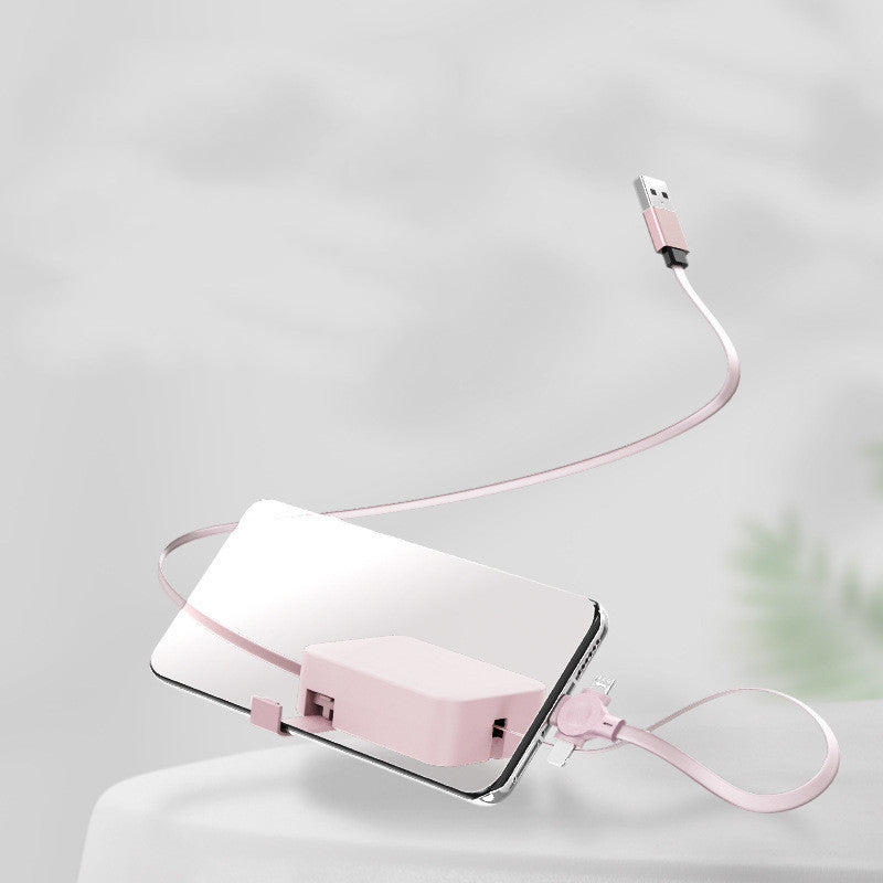 4-in-1 Charging Cable Macaron - Phone Stand | Tillmart