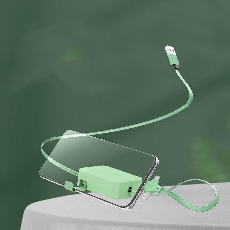 4-in-1 Charging Cable Macaron - Phone Stand | Tillmart