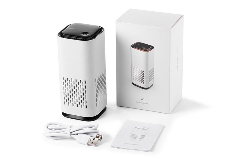 A1 Compact USB Rechargeable Air Purifier for Cars | Tillmart