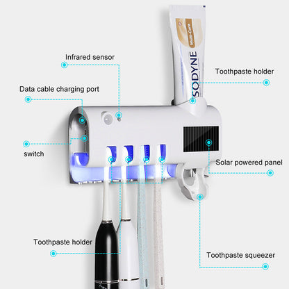 Smart UV Sterilizer & Toothpaste Dispenser | Tillmart