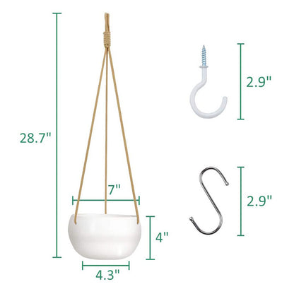 Rope & Pot Wall Decor