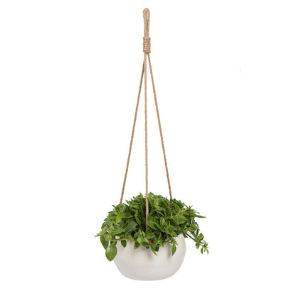 Rope & Pot Wall Decor