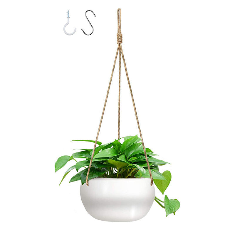Rope & Pot Wall Decor