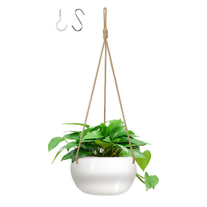 Rope & Pot Wall Decor