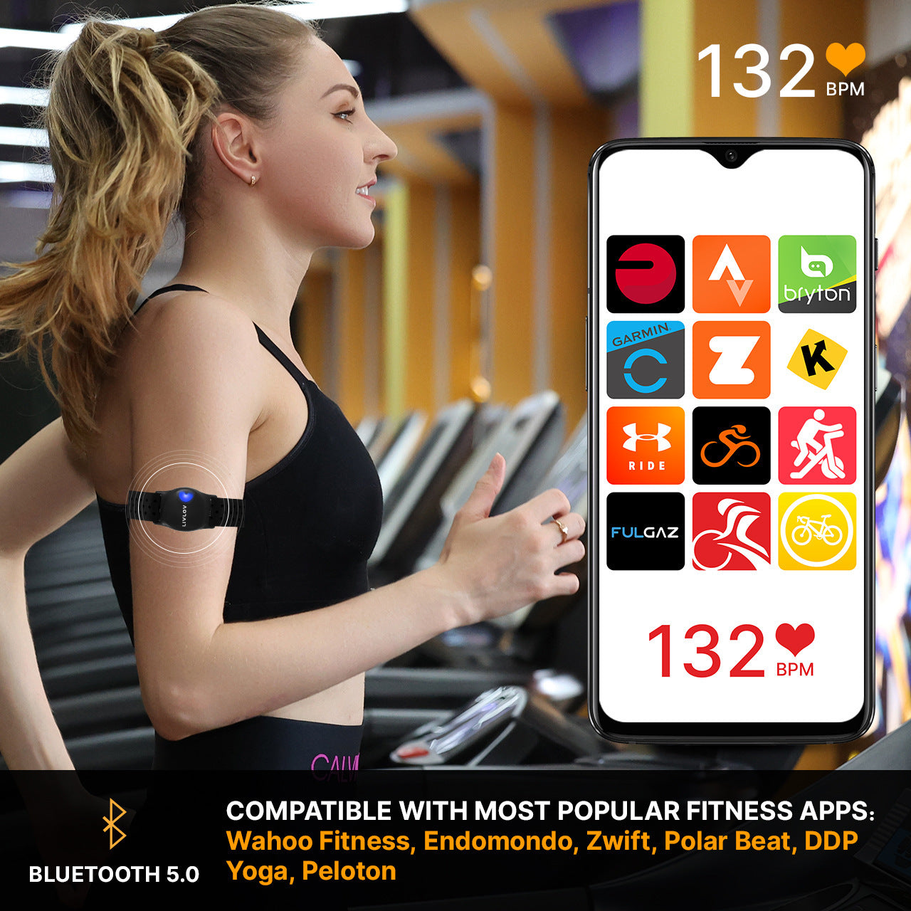 Outdoor Fitness Tracker V9 - Heart Rate Monitor | Tillmart
