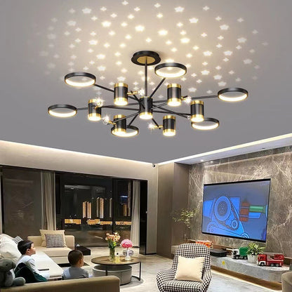 Nordic Star Light Luxury Chandelier Set