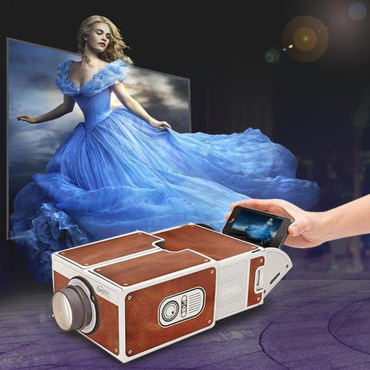 Portable Projector Zoom Lens - DIY Smartphone Theater