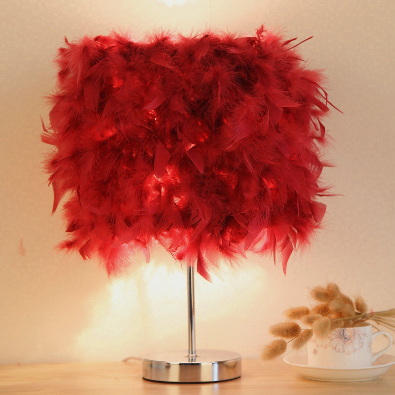 Feather Night Light for Girls’ Bedroom