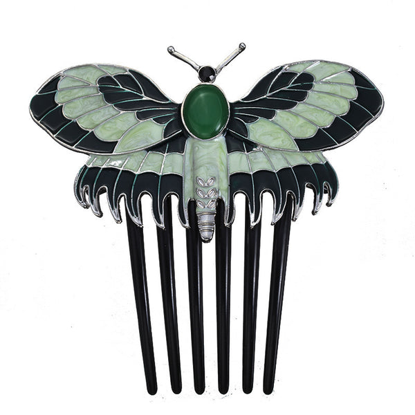 Butterfly Hairbrush Alloy Comb – Hair Accessory | Tillmart