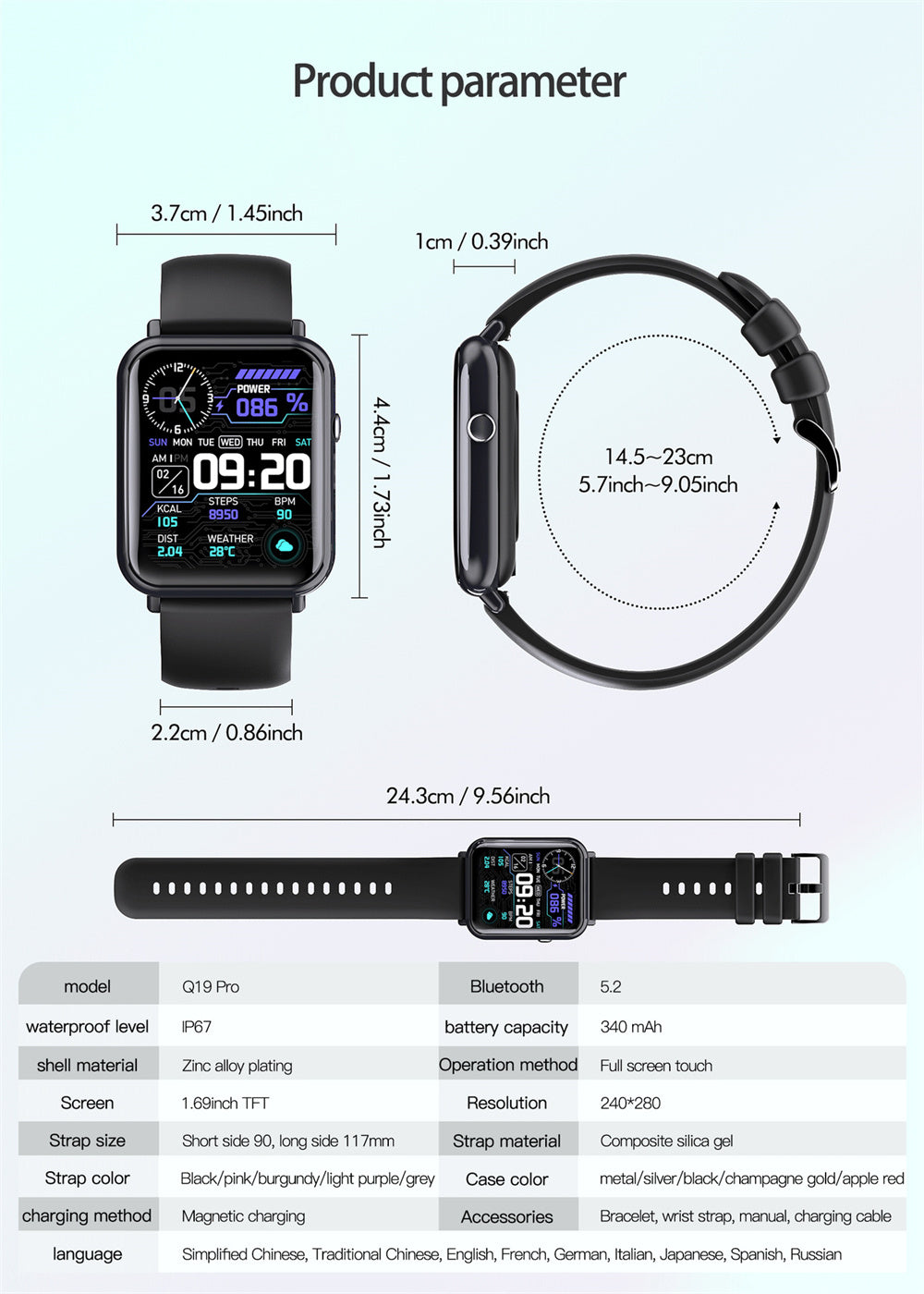 Smart Waterproof Watch Stylish Durable & Connected