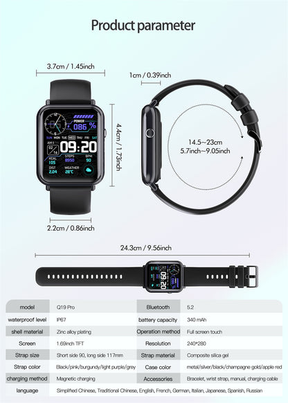 Smart Waterproof Watch Stylish Durable & Connected