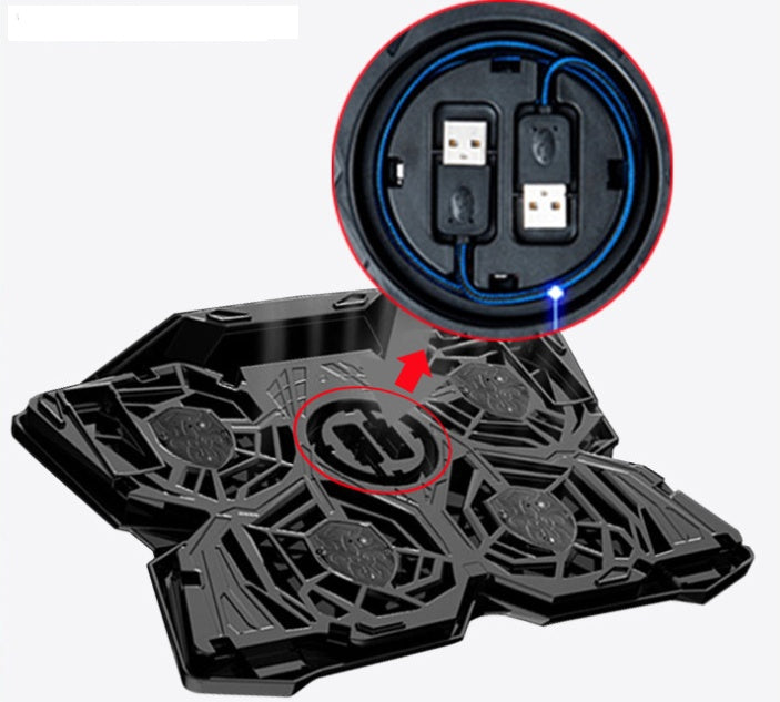 Laptop Cooling Pad with 4 Fans - Tech Gear | Tillmart