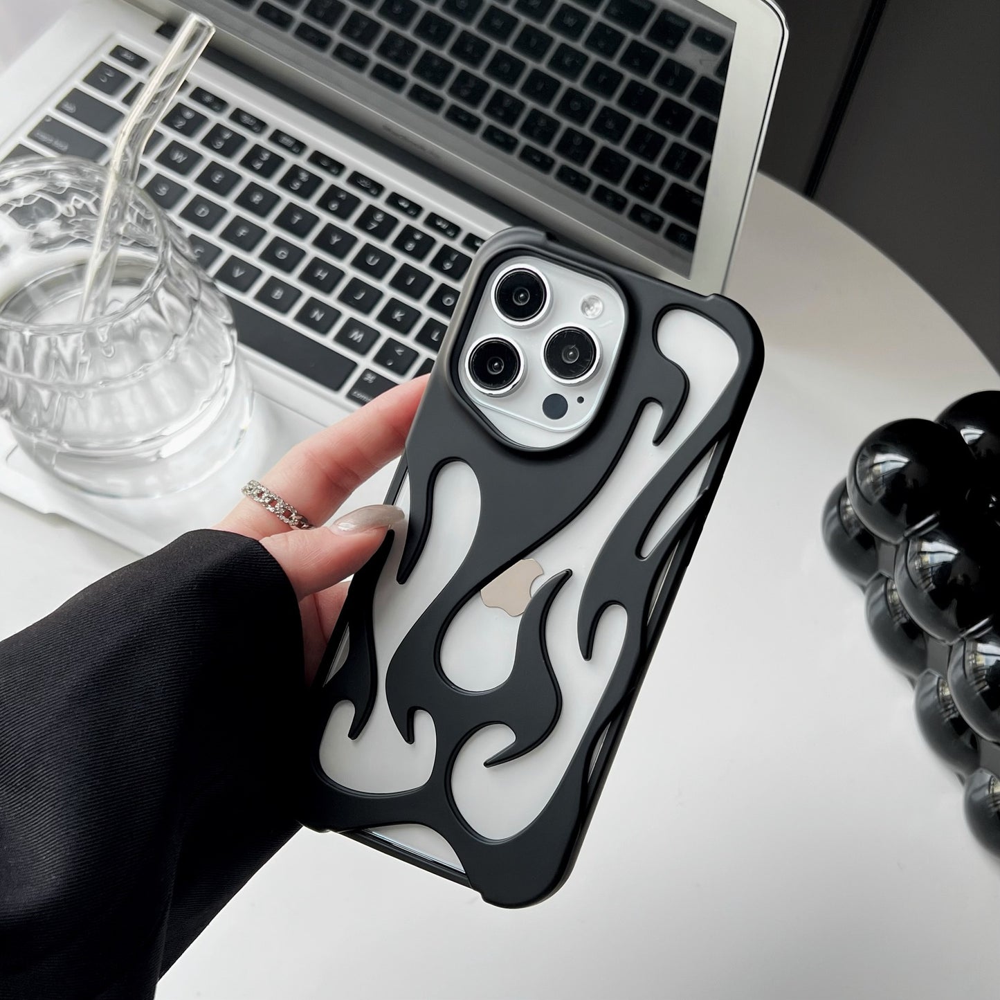 TPU Phone Case Apple - Flame Pattern Cover | Tillmart
