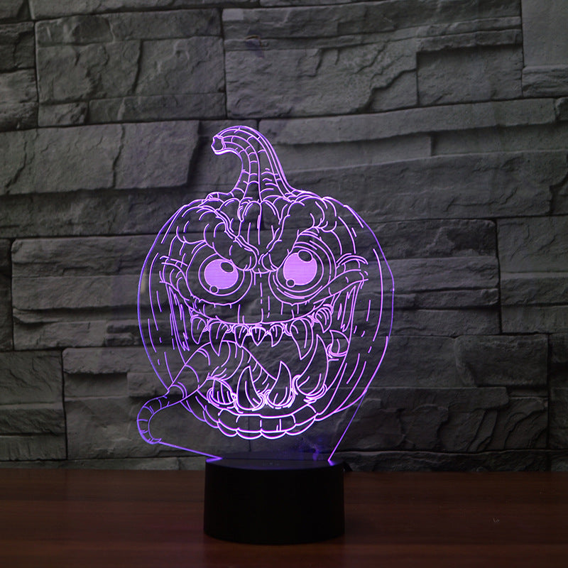 3D Pumpkin Lamp LED Light - Decorative Lamp | Tillmart