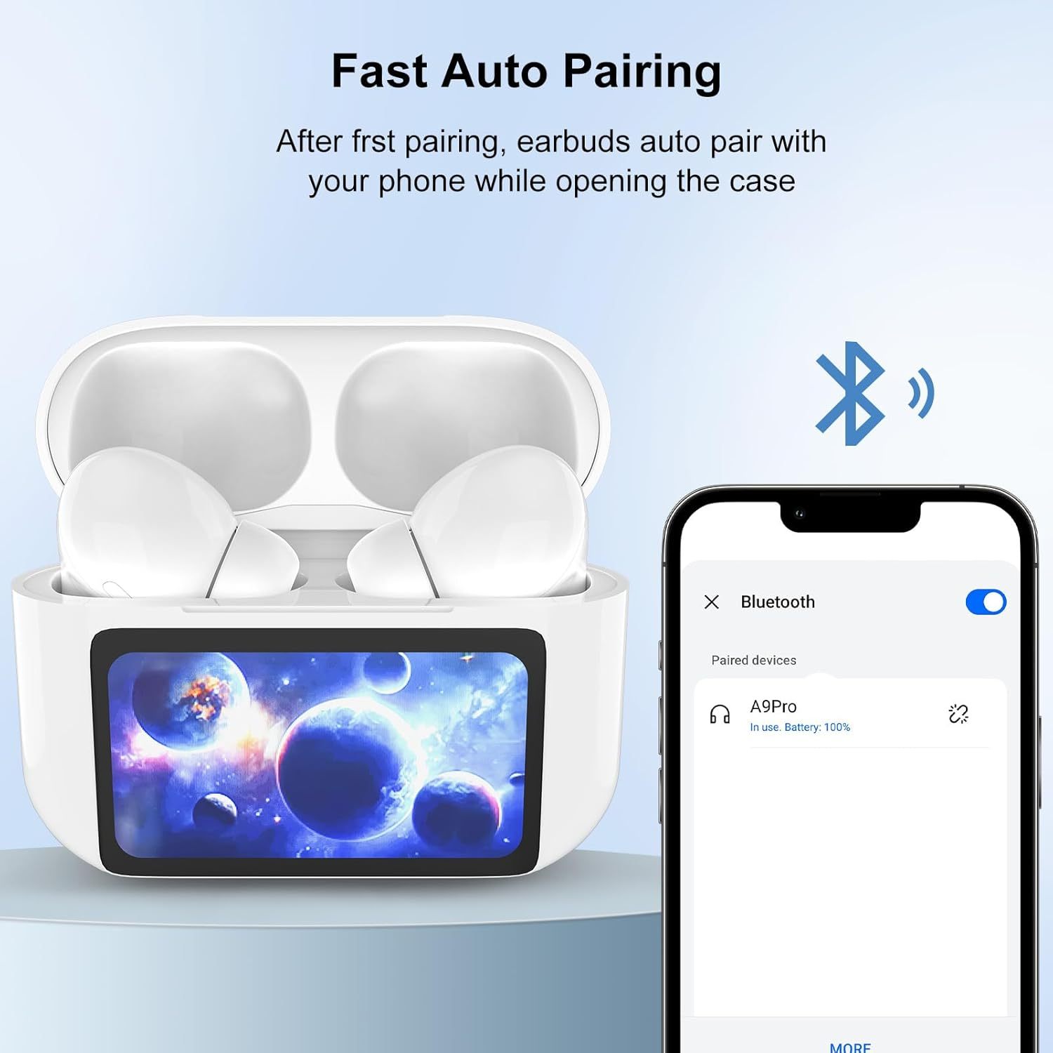 Bluetooth Earbuds ANC ENC - Touchscreen | Tillmart